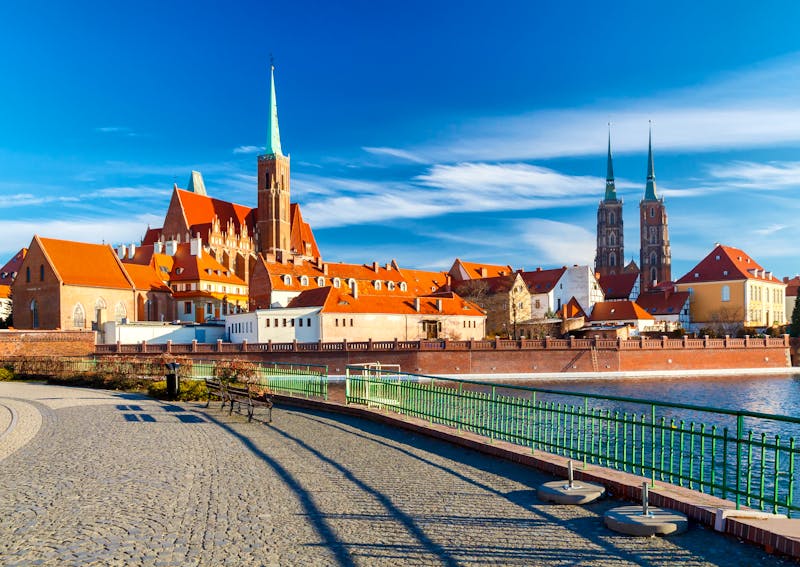 Breslau - Blick von der Oder auf die Dominsel - ©pillerss - stock.adobe.com