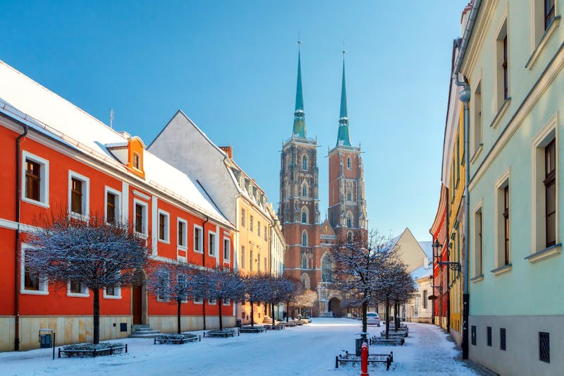 Breslau - auf der Dominsel im Winter - ©pillerss - stock.adobe.com