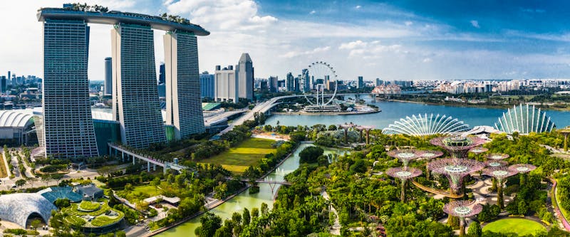 Hotel Marina Bay Sands und Gardens By The Bay, Singapur - ©Tomas - stock.adobe.com