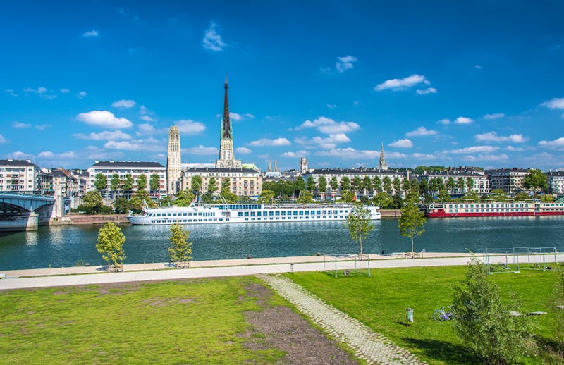 Kreuzfahrtschiffe auf der Seine in Rouen - ©Kealia - stock.adobe.com