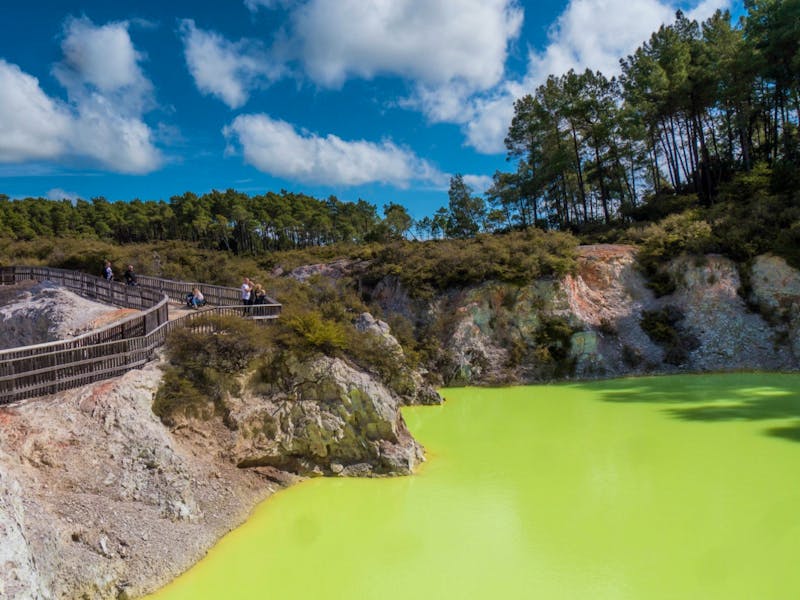 Wai-O-Tapu Geopark auf Neuseelands Nordinsel - ©Anna Stiebing - Eberhardt TRAVEL