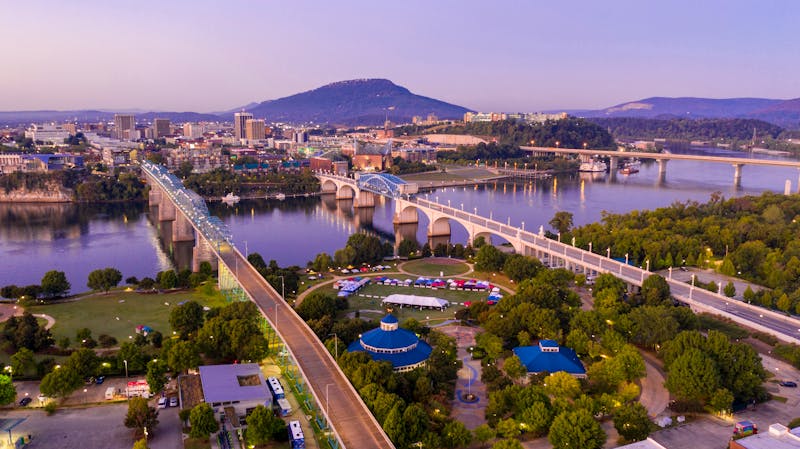Chattanooga am Tennessee River - ©Christopher Boswell - stock.adobe.com