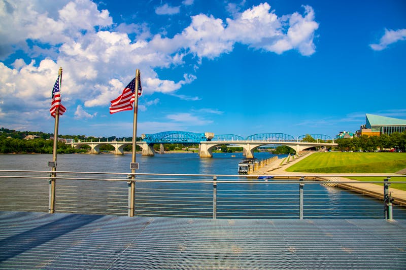 Chattanooga am Tennessee River - ©Marcus Jones - stock.adobe.com
