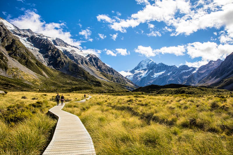 Wanderung im Hooker Valley auf der Südinsel Neuseelands - ©Fei Yuan - stock.adobe.com
