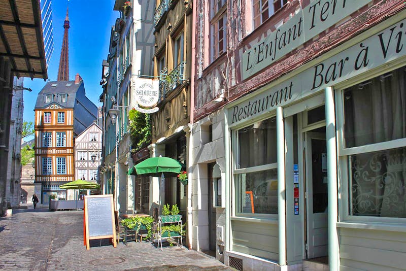 Hübsche Gasse in Rouen - ©Alice Teipelke - Eberhardt TRAVEL