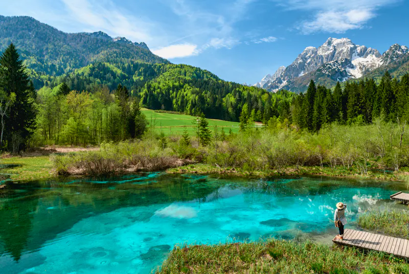 Zelenci Naturreservat bei Kranjska Gora - &copy;9mot - stock.adobe.com