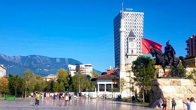 Skanderbeg-Platz in Tirana - ©Kristina Hesse - Eberhardt TRAVEL