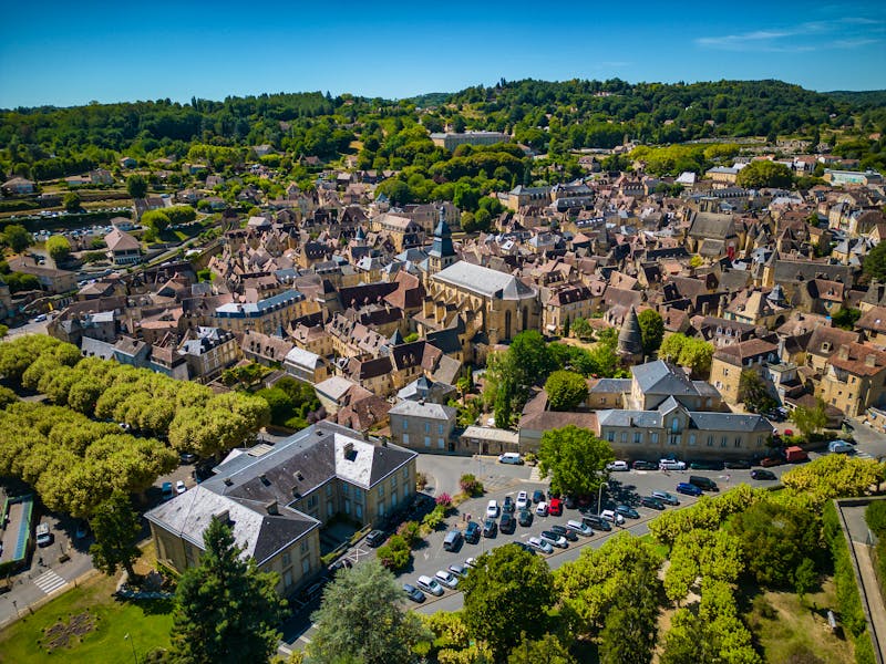 Luftaufnahme von Sarlat la Caneda - ©Jean-Bernard Nadeau - stock.adobe.com