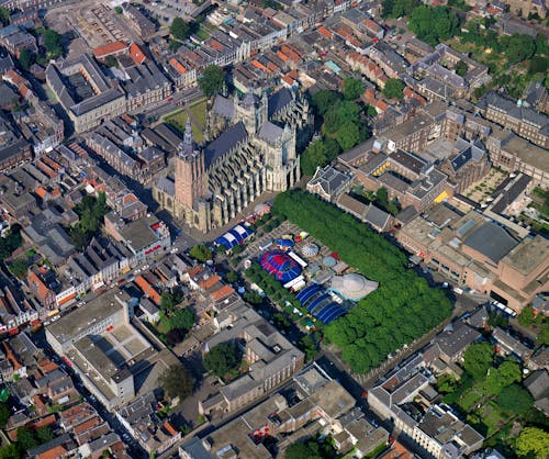 Historisches Luftbild von der Stadt S´Hertogenbosch &ndash; &copy; Picture Partners - stock.adobe.com