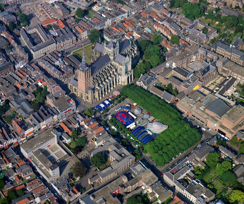 Historisches Luftbild von der Stadt S´Hertogenbosch - ©Picture Partners - stock.adobe.com
