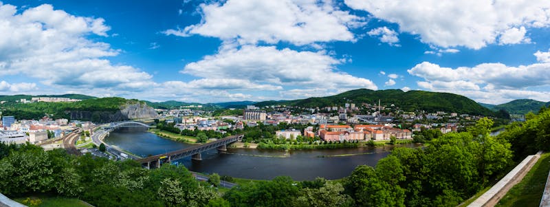 Stadtpanorama von Aussig  - ©U. Gernhoefer - stock.adobe.com