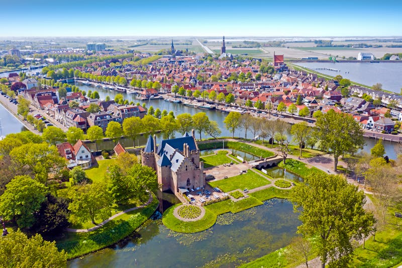 Stadtpanorama von  Medemblik - ©Nataraj - stock.adobe.com