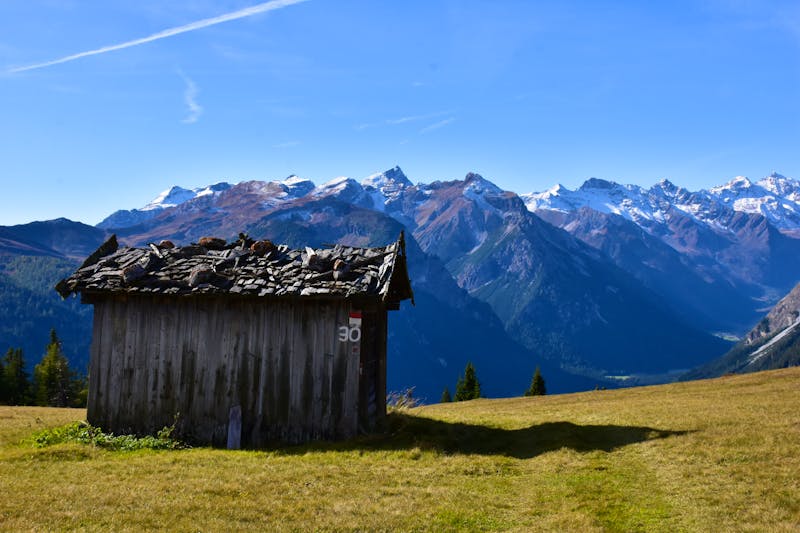 Heustadl in den Alpen im Gschnitztal - ©photonic - stock.adobe.com