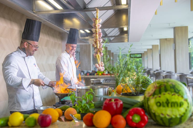 Buffet im Hotel Olymp 4 – ©IdeaSpa