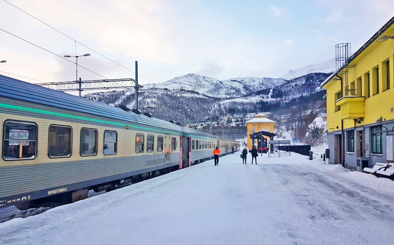 Arctic Circle Train - Ankunft in Narvik - ©Martin Büchner - Eberhardt TRAVEL
