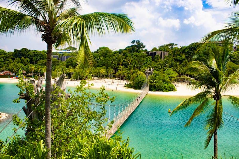 Badestrand auf Sentosa Island - Singapur - ©Vivien Fiedler - Eberhardt TRAVEL
