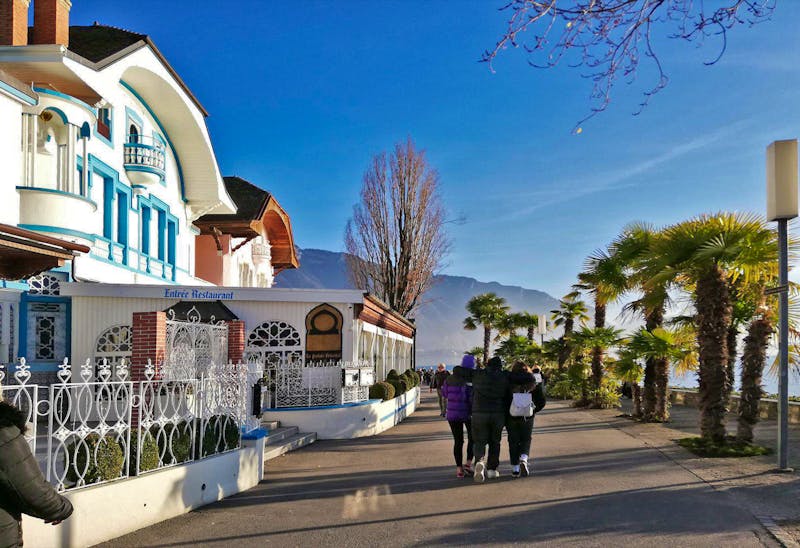 Spaziergang in Montreux am Genfersee - ©Gisela Gerlach - Eberhardt TRAVEL