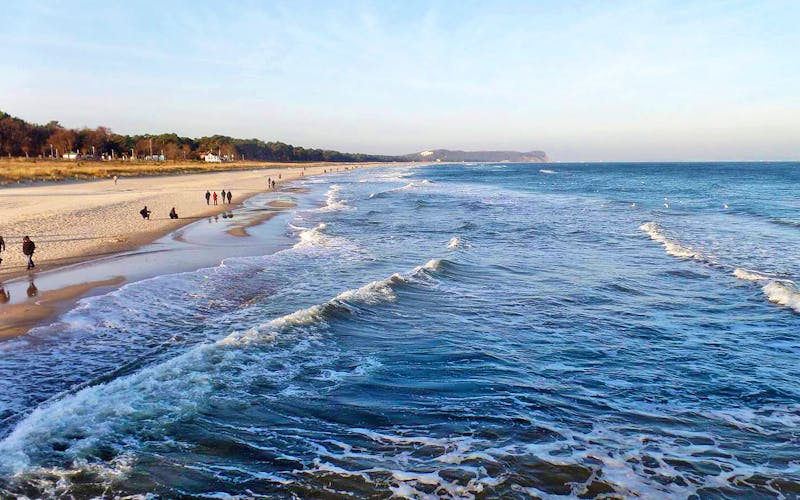 Strandspaziergang beim IFA Hotel Binz auf Rügen - ©Petra Sauer - Eberhardt TRAVEL