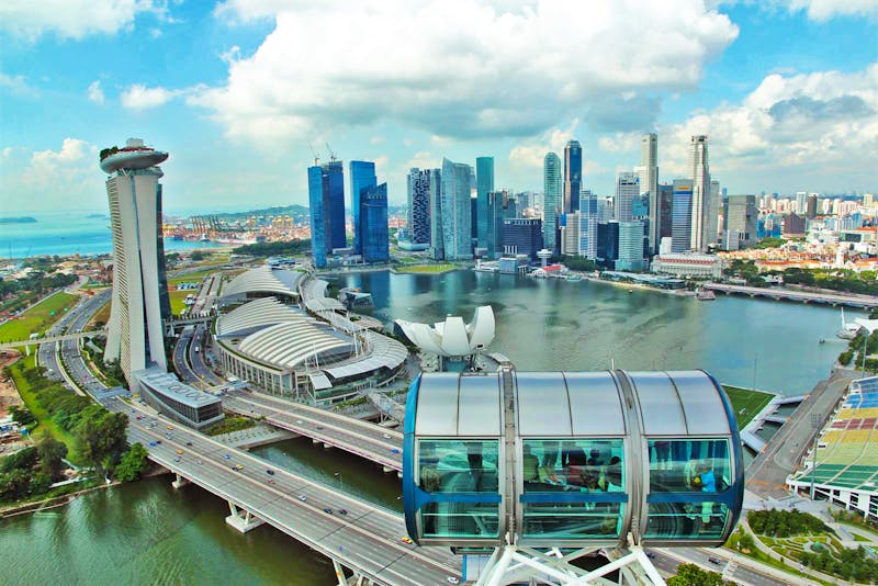 Fahrt mit dem Riesenrad Singapore Flyer - ©Kristin Weigel - Eberhardt TRAVEL