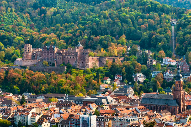 Blick auf die Altstadt von Heidelberg - &copy;pixabay