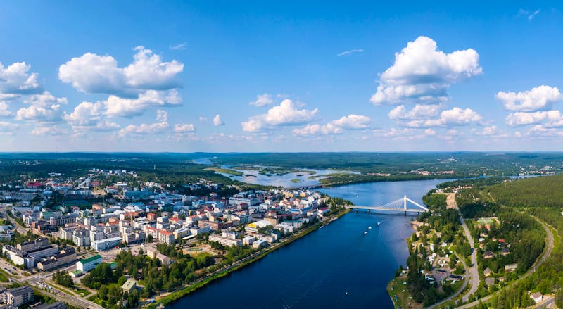 Luftaufnahme Rovaniemi, Hauptstadt von Lappland - ©Iurii - stock.adobe.com