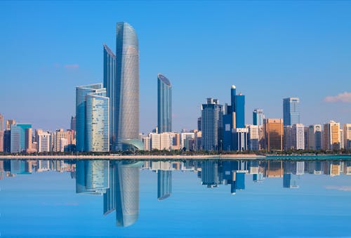 Abu Dhabi Skyline &ndash; &copy; joemanjiarts - stock.adobe.com