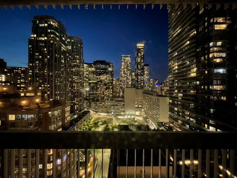Blick aus dem Zimmer im Chelsea Hotel in Toronto - ©Dennis Teichmann