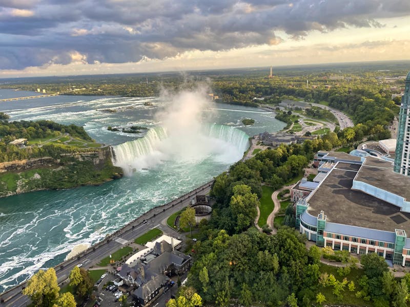 Blick vom Skylon-Tower während unseres Abendessens - ©Dennis Teichmann