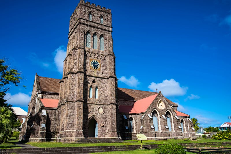 Kirche in Basseterre auf St. Kitts - ©evenfh - stock.adobe.com