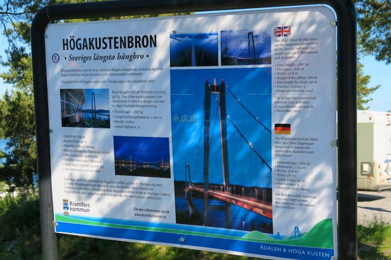 Högakusten Bron - Infotafel - ©Norbert Birner - Eberhardt TRAVEL