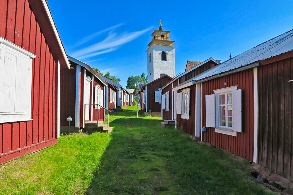 Kirchdorf „Gammelstad“ bei Luleå, seit 1996 UNESCO-Weltkulturerbe – © Norbert Birner - Eberhardt TRAVEL