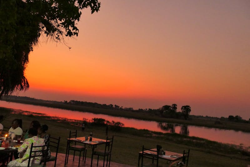 Abendstimmung am Thamalakane Fluss - ©Annett Müller