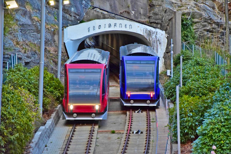 Floybahn zum Hausberg Floyen in Bergen - ©Martin Büchner - Eberhardt TRAVEL