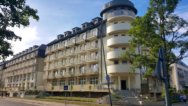 Hotel Drei Inseln (Trzy Wyspy) in Swinemünde - Außenansicht Hotel Drei Inseln – ©IdeaSpa