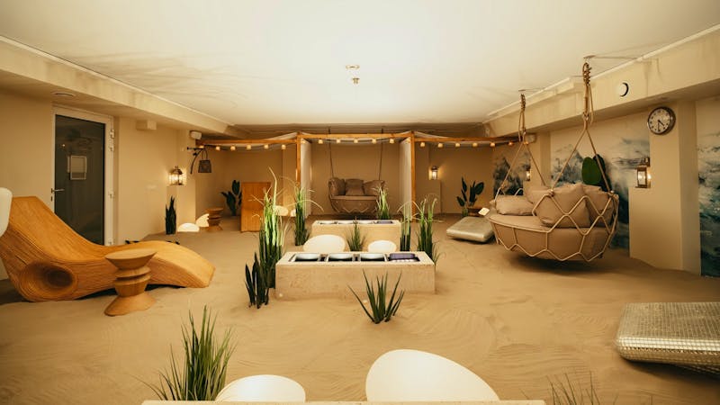 Hotel Drei Inseln (Trzy Wyspy) in Swinemünde - Sand-& Lichtsystem 