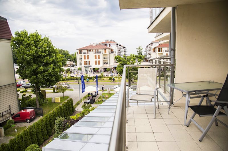 Aparthotel Avangard Resort in Swinemünde - Balkonsicht – ©IdeaSpa
