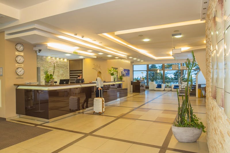 Rezeption im Hotel Baltyk – ©IdeaSpa
