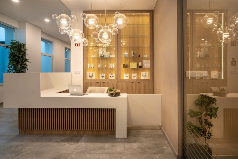 Rezeption SPA-Bereich im Hotel Vestina – ©IdeaSpa