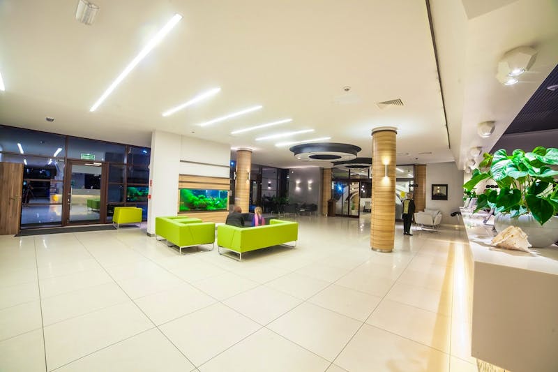 Rezeptionsbereich im Hotel Olymp 3 – ©IdeaSpa