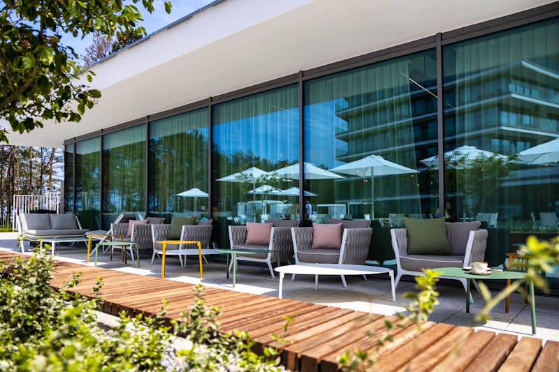 Terrasse im Wave Miedzyzdroje Resort & Spa – ©Lagraf