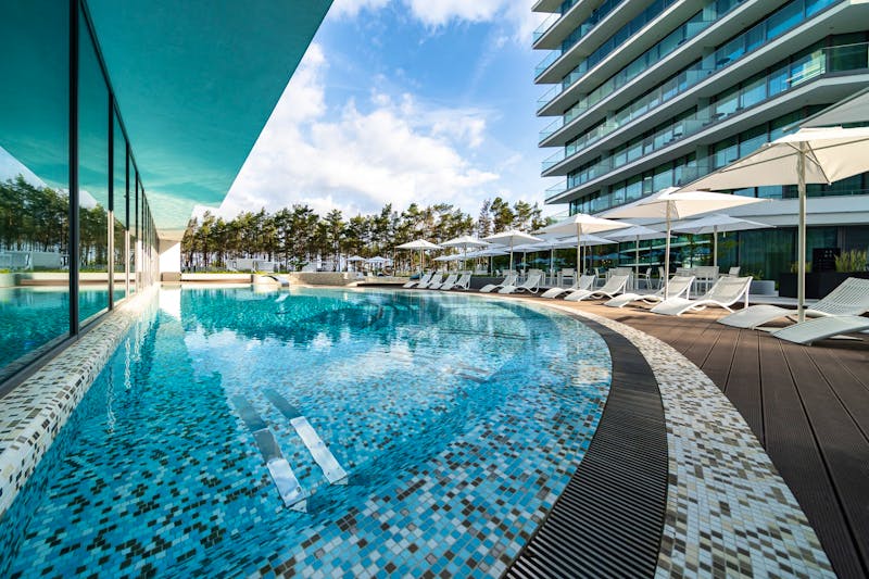 Außenpool im Wave Miedzyzdroje Resort & Spa – ©Lagraf