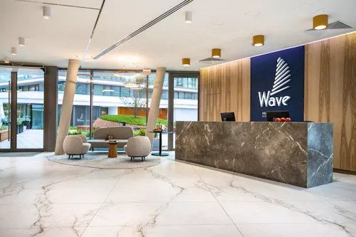 Rezeption im Wave Miedzyzdroje Resort & Spa &ndash; &copy; Lagraf