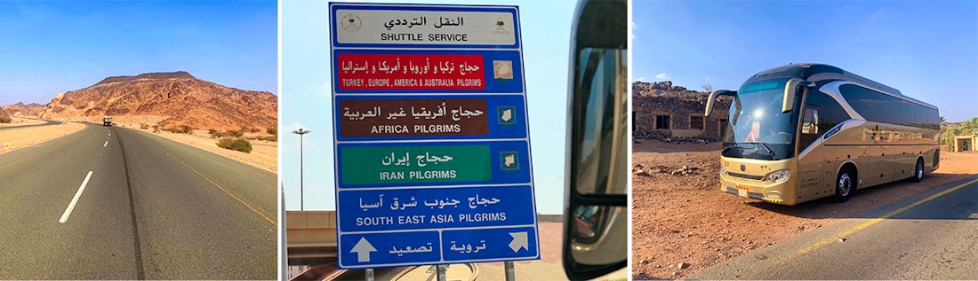 Reisen in Saudi-Arabien - Reisebus und Mekka – © Eberhardt TRAVEL - Patrick Fritzsche