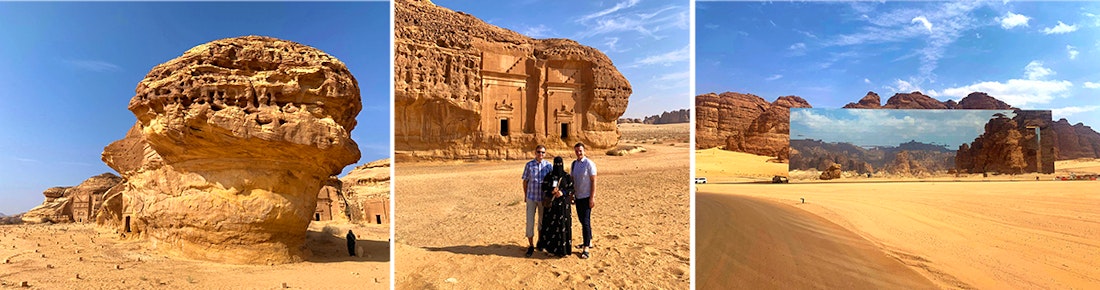 Hegra und die Maraya Concert Hall – © Eberhardt TRAVEL - Patrick Fritzsche