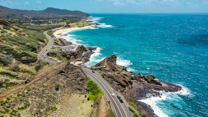 Küstenstraße zum Halona Blowhole auf der Insel Oahu - ©youli - stock.adobe.com