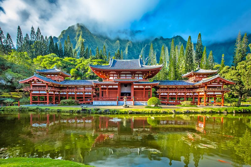 Byodo-In Tempel auf Oahu - Hawaii - ©shanemyersphoto - stock.adobe.com
