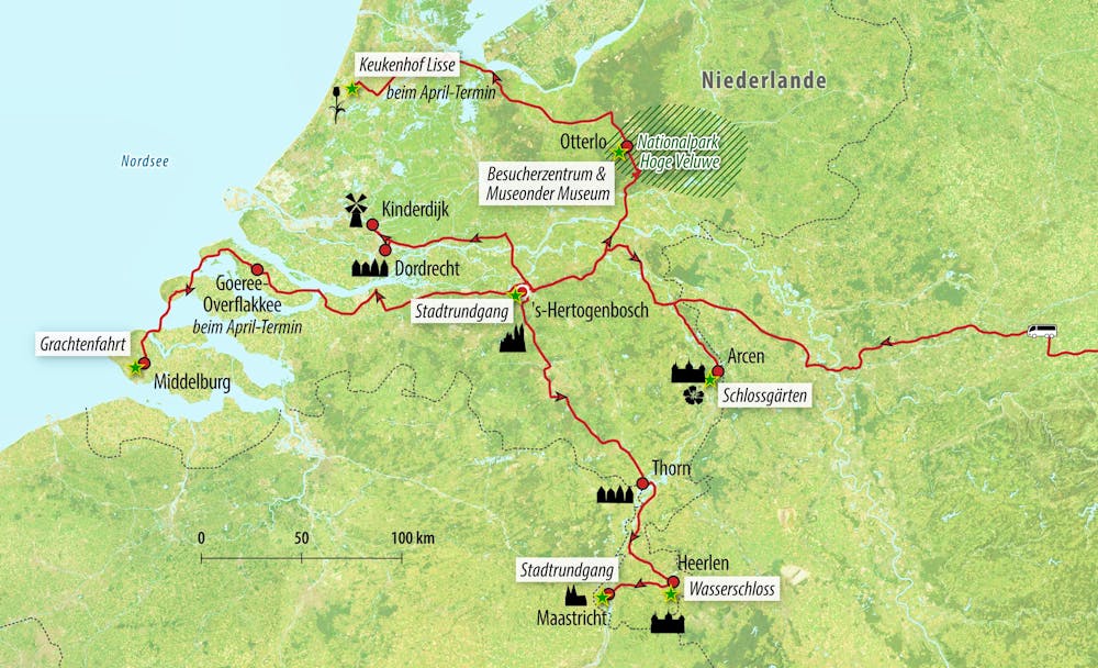 Ihre Reiseroute – © Eberhardt TRAVEL