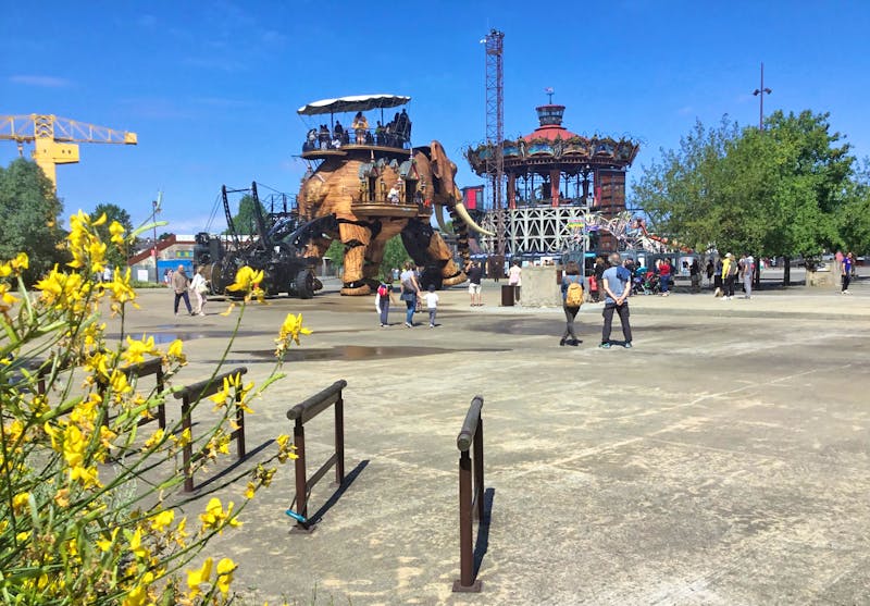 Les Machines de l'Ile in Nantes - Elefanten-Skulptur - ©Roswitha Zytowski - Eberhardt TRAVEL