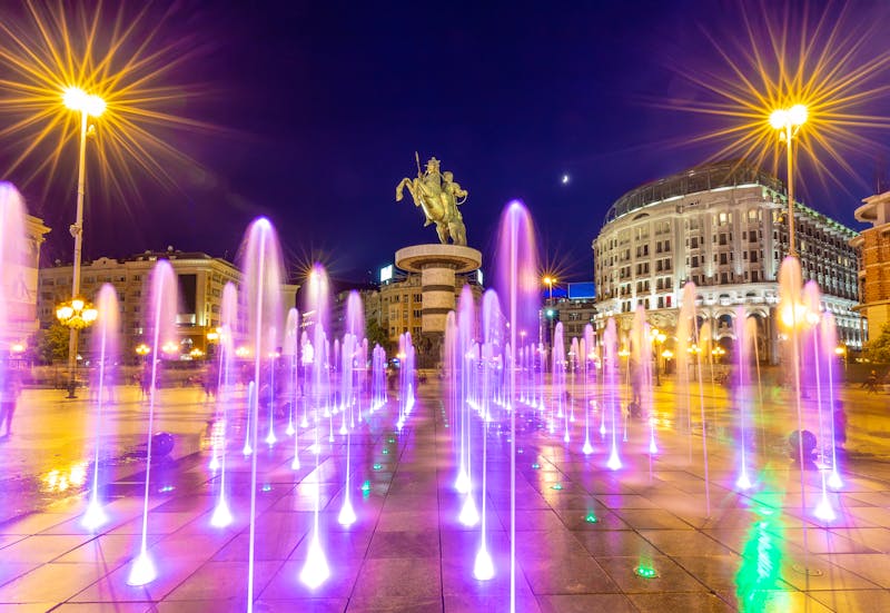 Abendstimmung in Skopje - ©stoimilov - stock.adobe.com