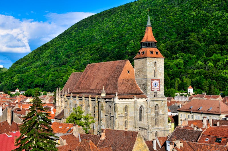 Blick auf die Schwarze Kirche in Brasov - ©draghicich - stock.adobe.com